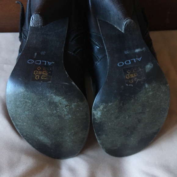 ALDO Black Ankle Booties - Picture 4 of 8